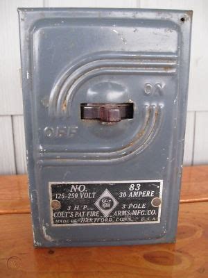 Vintage 1922 Noark Colt Firearms Electrical Switch Box